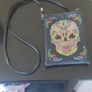 Skull crossbody purse